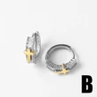 AS jewelry Europe and the United States hot selling simple high-end butterfly cross earrings earrings female erm65