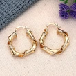 Hot-selling Middle Eastern design earring knob irregular metal accessories Internet celebrity style new style
