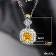 Hot-selling online live streaming princess diamond pink cluster inlaid zircon pendant necklace for women fashionable and versatile necklace