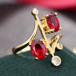   Live ring female palace high-end round jewelry crown princess light luxury style fashionable ring