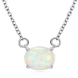  Glossy high-end imitation opal pendant for women, fashionable and exquisite necklace, elegant temperament, popular design