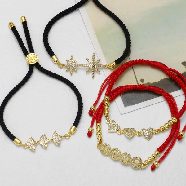 AS jewelry European and American full zircon adjustable love bracelet copper plated real gold love bracelet female brf59