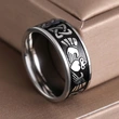   Live stainless steel ring unisex punk fashion jewelry love crown Asian jewelry