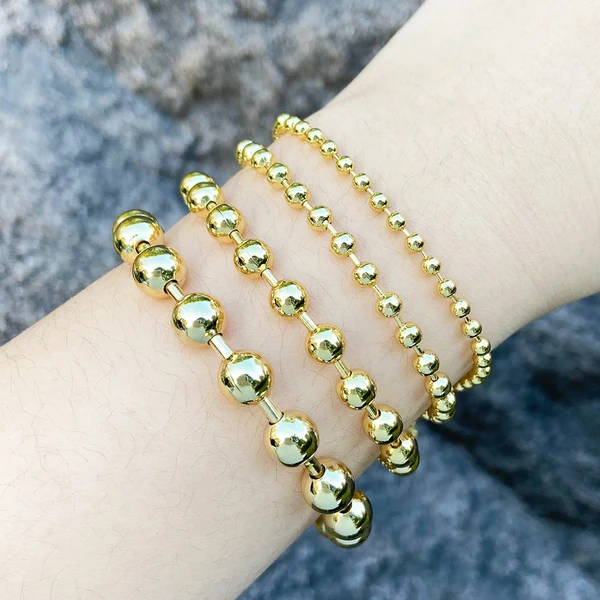 European and American popular jewelry simple fashion beaded bracelet bracelet men and women personality all-match bracelet brm44