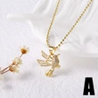 AS jewelry Europe and the United States hot selling copper plated 18k gold bird pendant necklace clavicle chain nkb016 necklace