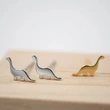 Fun dinosaur earrings for women, Japanese and Korean style, niche design, mini animal earrings, Yiwu jewelry wholesale