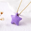 AS jewelry new oil drop five-pointed star pendant necklace clavicle chain nkb709 necklace