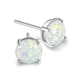  Glossy imitation opal exquisite earrings for women, daily wear style niche fashionable design jewelry