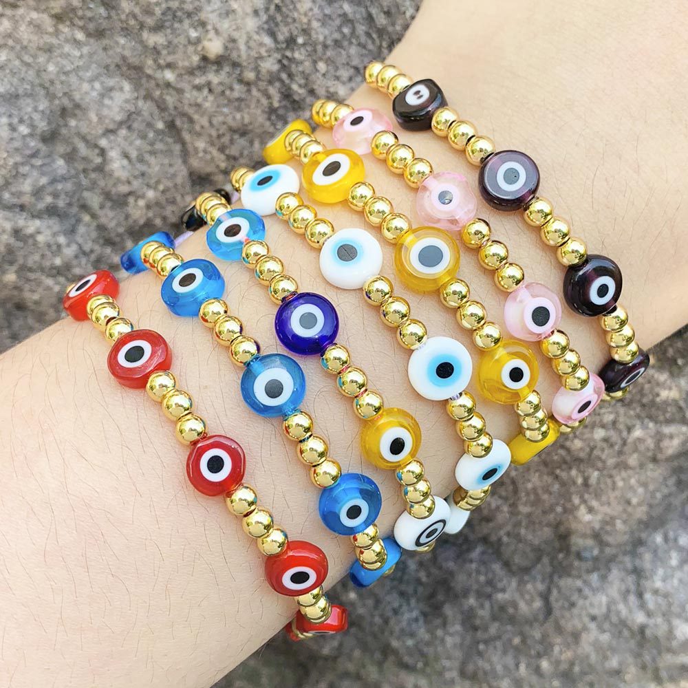 Clearance European and American fashion accessories Bohemian style devil eye bracelet personality eye hand jewelry brj18
