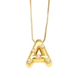 AS jewelry European and American 26 English letters pendant necklace female pearl gold-plated clavicle chain nka058