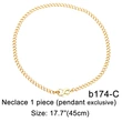 Hot selling zircon English letter necklace European and American fashion hip hop men and women 26 letter necklace nkb174