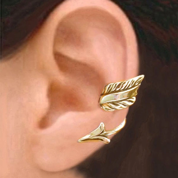 Unisex ear clip arrow ear jewelry INS arrow ear bone clip European and American trend non-pierced earrings