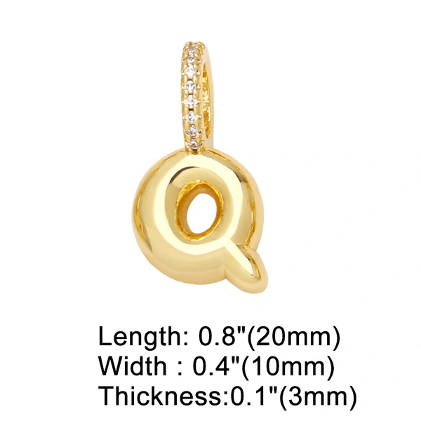 AS jewelry 26 letters pendant bracelet female gold-plated love hand jewelry bracelet brc19