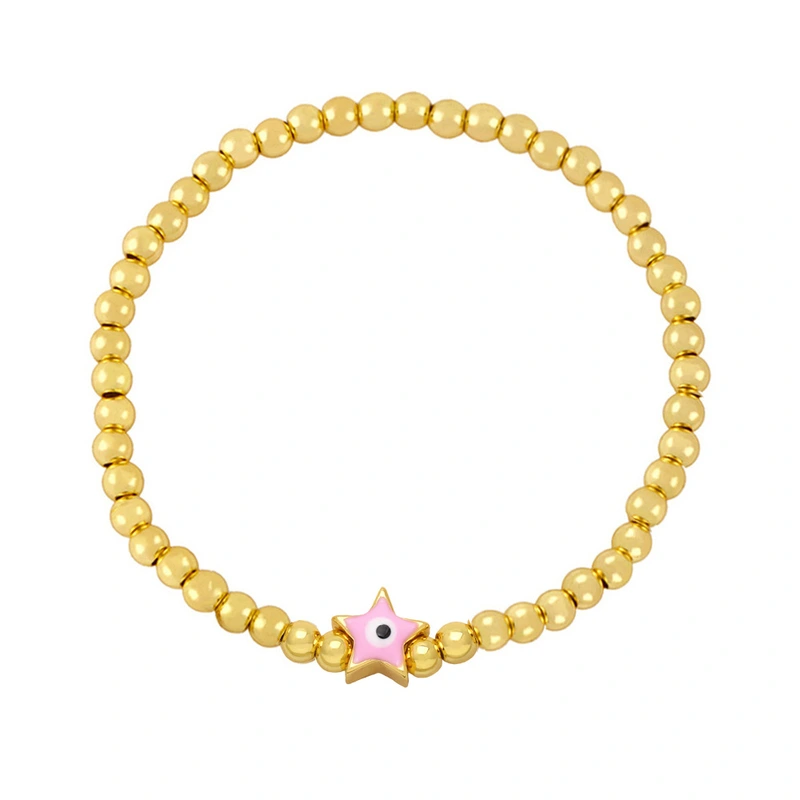 Clearance simple five-pointed star devil eye bracelet female style star eye bracelet brj26