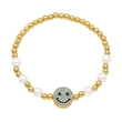Clearance simple personality pearl bracelet women's European and American smiley face expression hand jewelry temperament Internet celebrity bracelet wholesale brg81