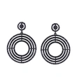 AS jewelry European and American wedding women's earrings circle crystal temperament all-match earrings earrings erm26