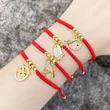 European and American hot-selling red string animal bracelet fashionable simple bird whale gold-plated bracelet bracelet female brm15