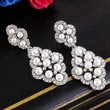 Manufacturer's hot selling Baroque earrings for women, bridal style, high-end dress accessories, personalized ladies' popular style