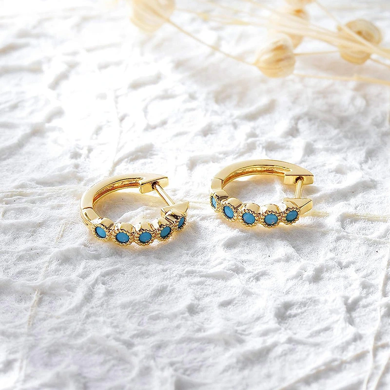 Hot selling new style ear clips, fashionable and simple round earrings, fashionable Bohemian style temperament earrings
