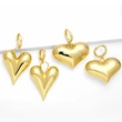 Hot style simple fashion love heart pendant earrings female personality creative versatile gold-plated earrings ery44