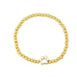 European and American small fresh beaded bracelet girly heart fashion cute dog paw print bracelet simple girlfriend bracelet brf02