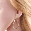 AS jewelry hot selling love heart shaped gold-plated earrings earrings earrings female erz24 earrings