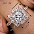  Fashionable light luxury small square ring female niche design exquisite quadrilateral ring simple temperament female hand jewelry