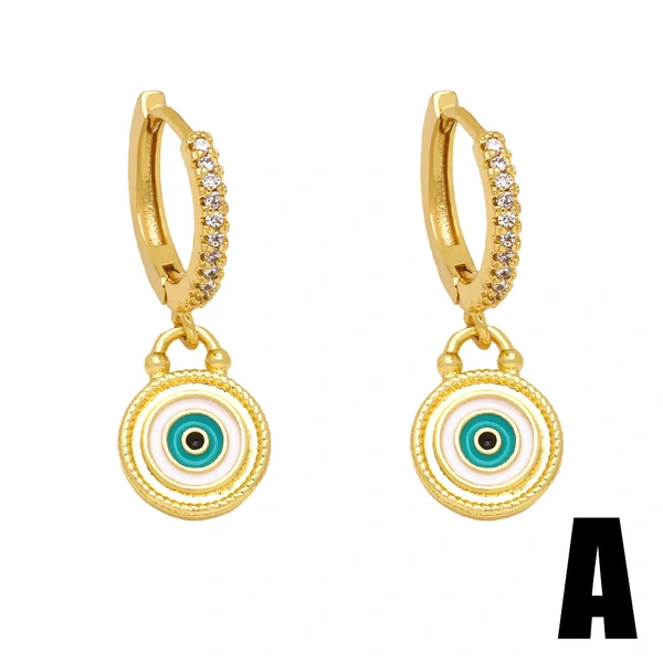 earrings 2023 new style trend personality all-match devil eye earrings retro niche earrings era317