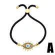 AS jewelry European and American Bohemian blue eye bracelet female gold-plated zircon palm jewelry brj12