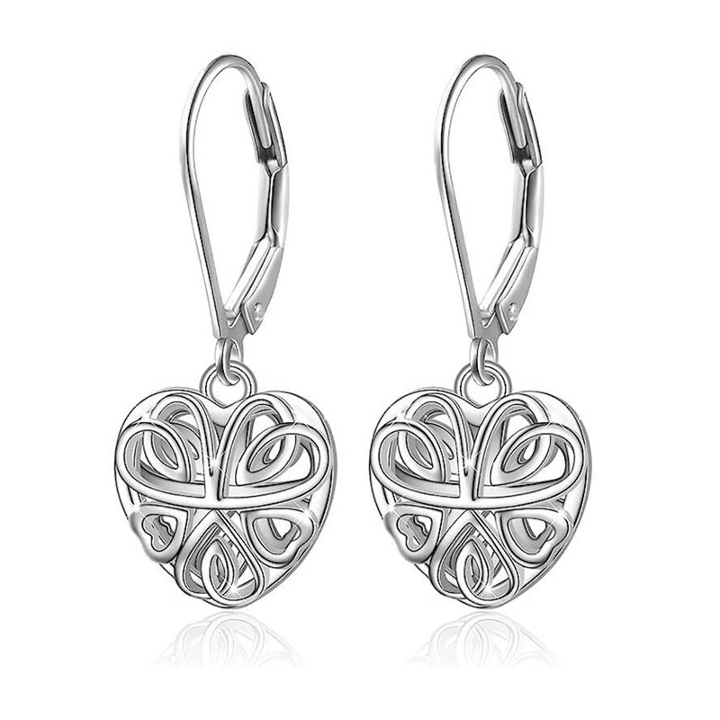  Bohemian style heart earrings for women fashion design earrings texture solid color popular earrings