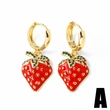 AS jewelry hot style fruit oil drop strawberry banana grape pendant earrings earrings female ers53