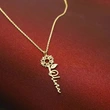  Direct selling Korean style forest flower necklace for women with letter pendant necklace design jewelry