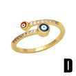 Clearance Europe and the United States hot selling simple devil eye ring bracelet star moon open ring rim05