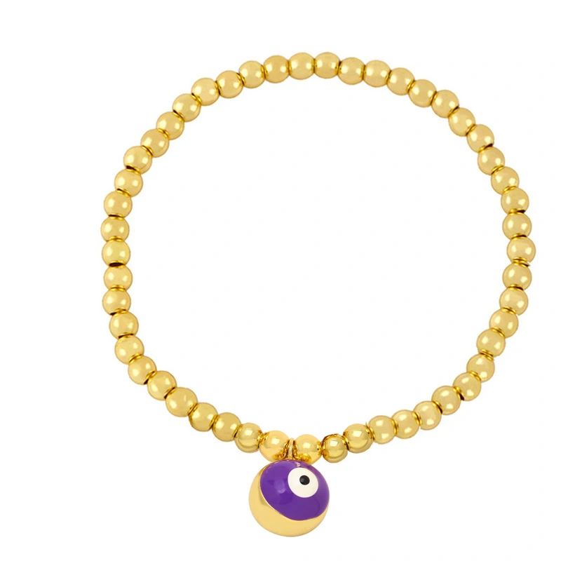 Clearance bracelet women's evil eye bracelet fashion beaded elastic bracelet evil eye brj43