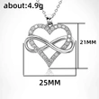 New Japanese and Korean clavicle chain fashion simple commuter Valentine's Day gift love zircon pendant necklace female