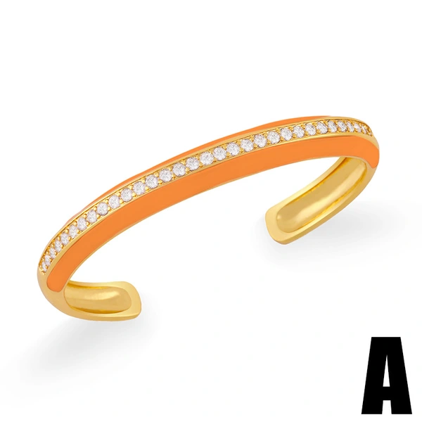 Hot selling jewelry niche design personality Bohemian color drop zircon bracelet bracelet female brd93