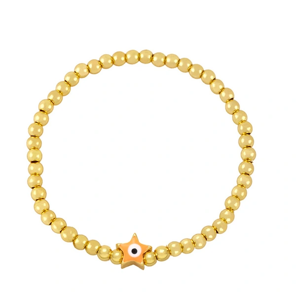 Clearance simple five-pointed star devil eye bracelet female style star eye bracelet brj26