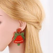 European and American new handmade beaded Christmas bell earrings style fashion Christmas series earrings earrings ers76