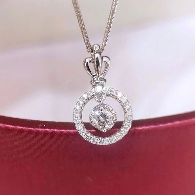 Niche design necklace INS light luxury all-match diamond necklace female zircon pendant clavicle chain jewelry