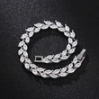 High-end commuter horse eye leaf bracelet for women exaggerated punk personality jewelry factory direct sales hot selling jewelry