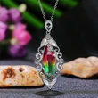 2022 Spring Festival new natural style gradient stone series jewelry necklace women's evening jewelry accessories