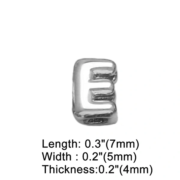 AS jewelry European and American all-match DIY with 26 English letters pendant necklace white K clavicle chain nkb300