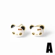 AS jewelry Europe and the United States hot selling pearl panda strawberry cherry earrings female gold-plated earrings earrings female ern22