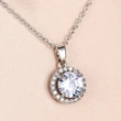 New hot selling pendant fashion necklace group inlaid zircon pendant birthday gift female wholesale