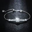 New bracelet from the source manufacturer for women, fashionable and individual, everyday elegant accessories, round zircon, shiny jewelry