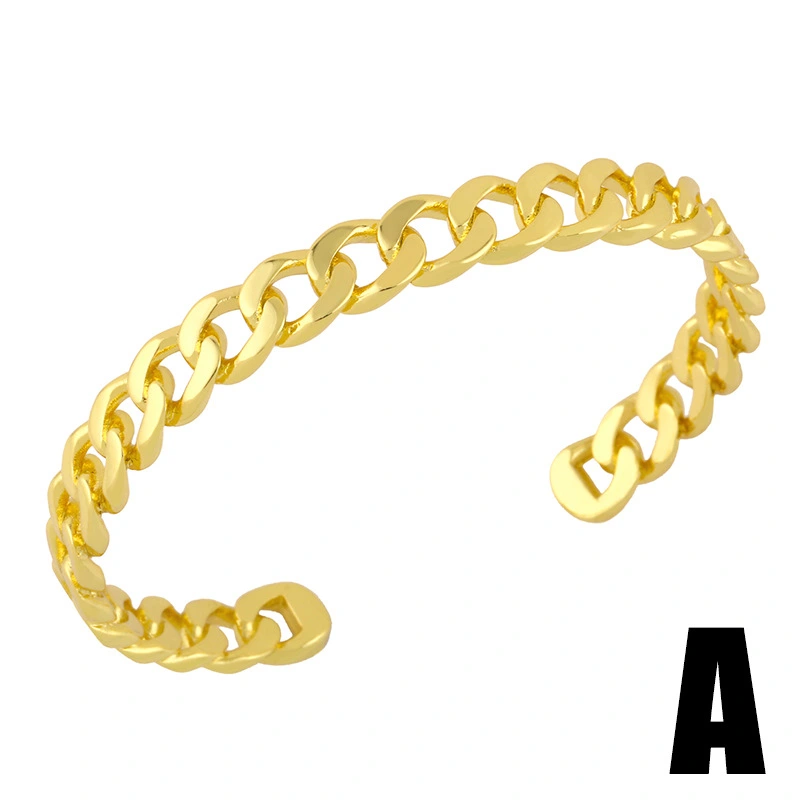 European and American hip-hop Cuban bracelet punk metal snake bracelet jewelry gift pentagram bracelet brc77