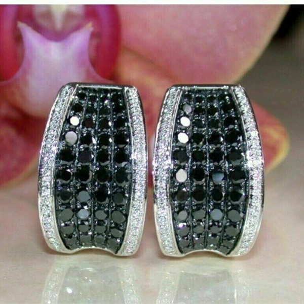  Medieval Western vintage fashion earrings crescent moon retro luxury earrings micro temperament earrings