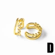 AS jewelry full zircon double layer non-pierced ear bone clip earrings female era077 earrings