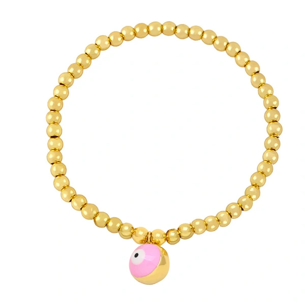 Clearance bracelet women's evil eye bracelet fashion beaded elastic bracelet evil eye brj43