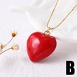 AS jewelry hot selling red heart shaped pendant necklace clavicle chain nkb216 necklace